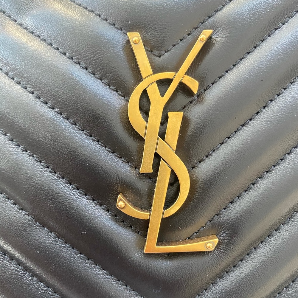 Saint Laurent YSL Lou Camera Bag Quilted Leather